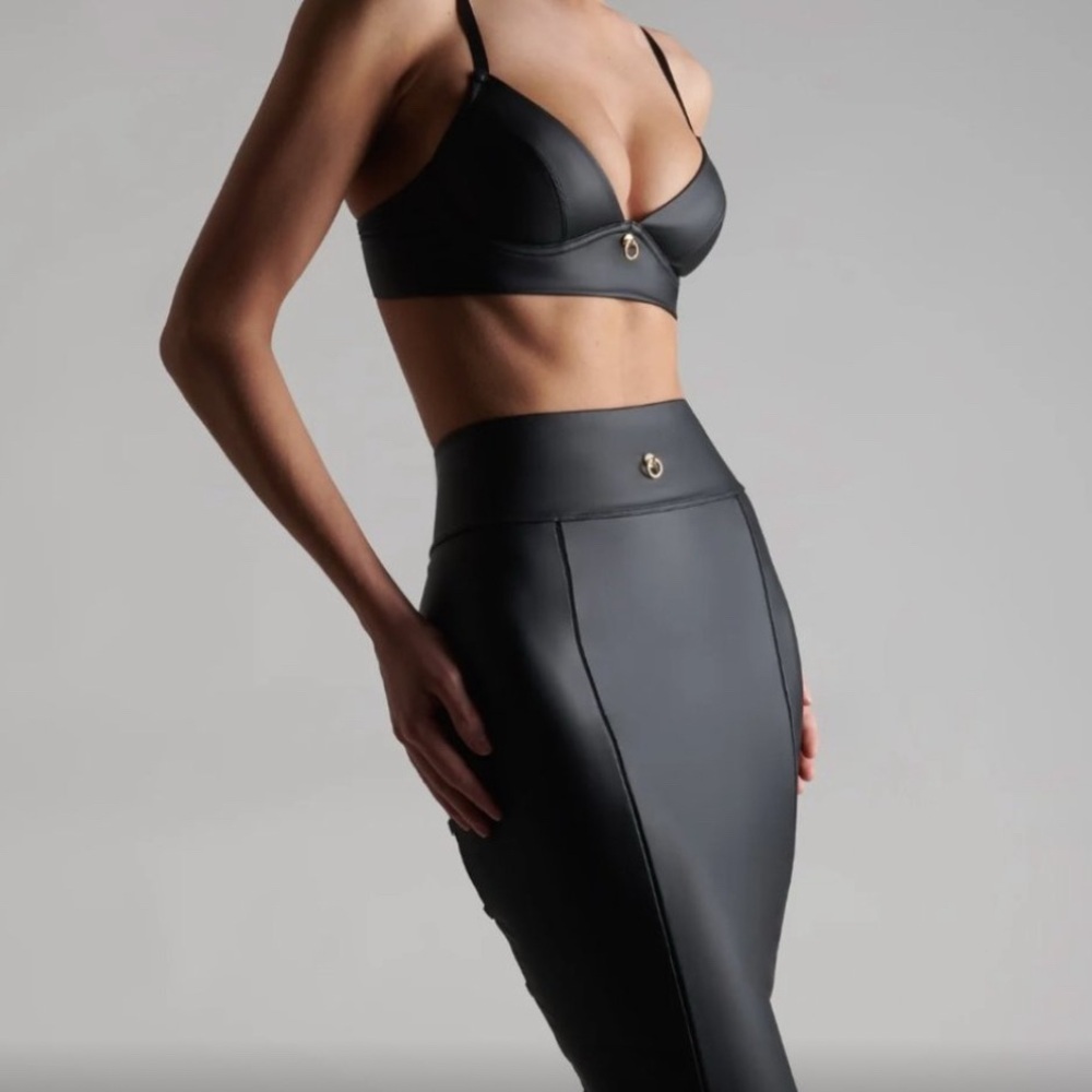 Maison Close Chambre Noire Bra + Skirt + Chocker Set